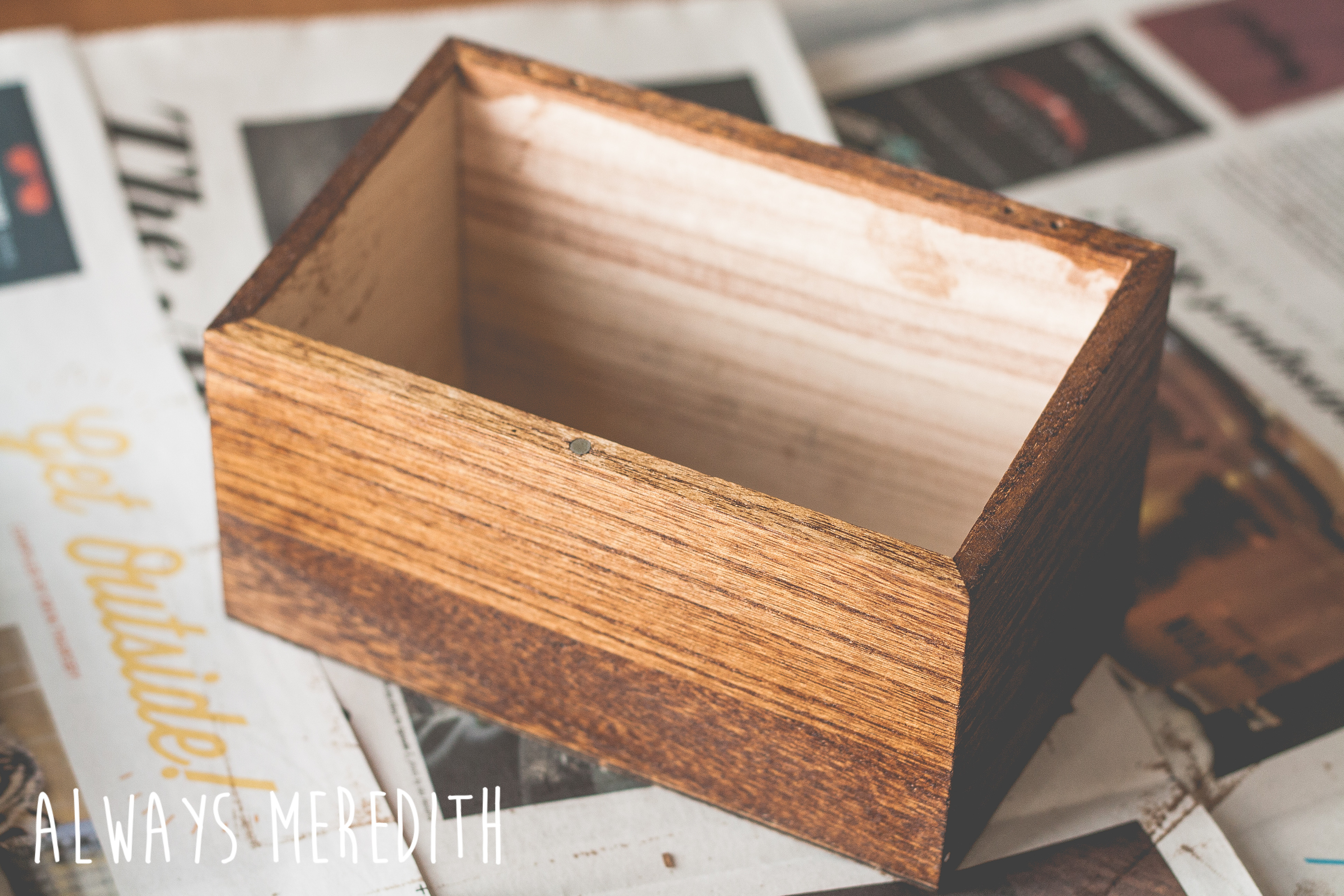 Best ideas about DIY Wood Box
. Save or Pin DIY… Wooden Box Now.
