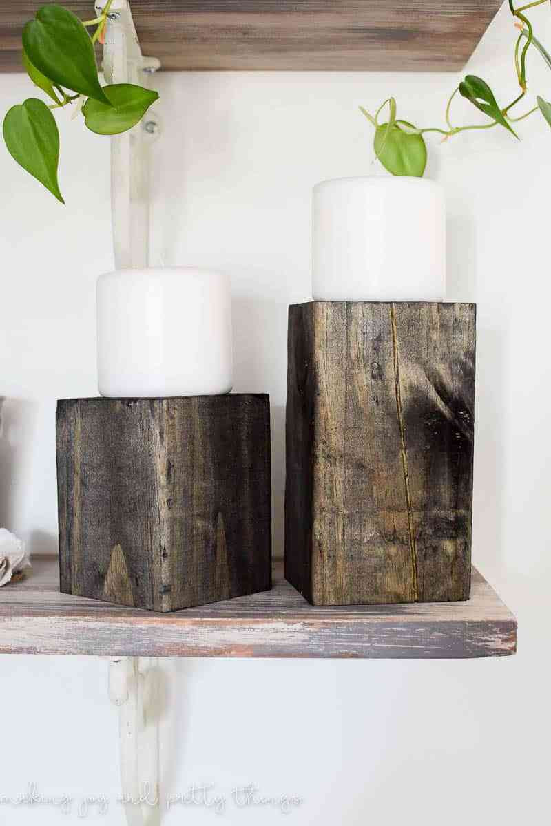 Best ideas about DIY Wood Candle Holder
. Save or Pin DIY Wood Block Candle Holders Now.
