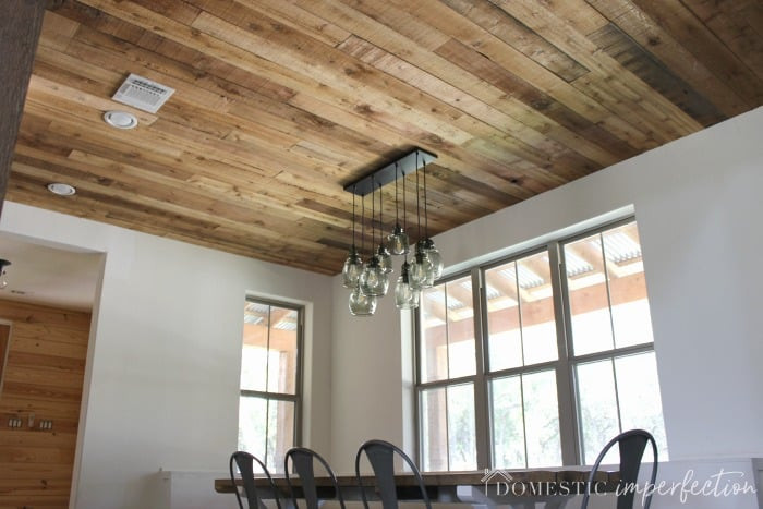 Best ideas about DIY Wood Ceiling
. Save or Pin DIY Reclaimed Wood Ceiling so cheap so pretty Now.