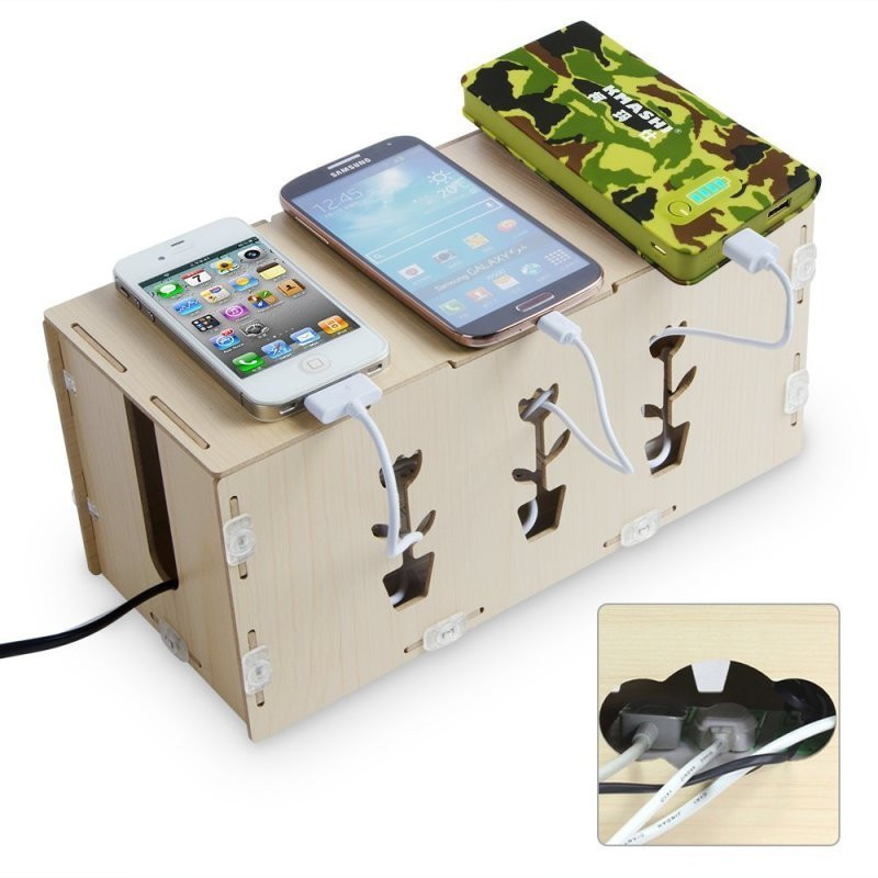 Best ideas about DIY Wood Charging Station
. Save or Pin Charging gad s without the snake pits DIY charging Now.