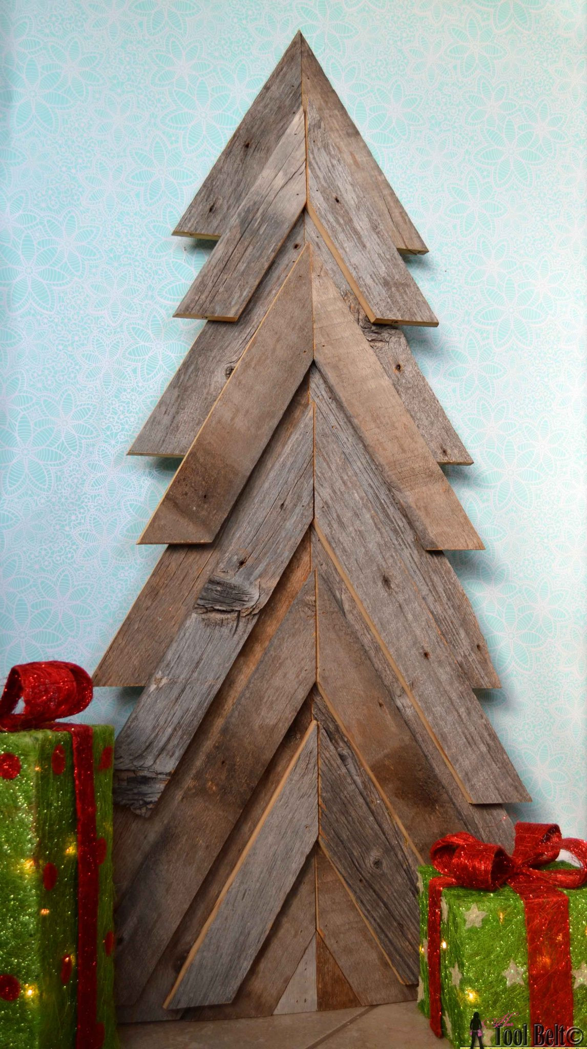 Best ideas about DIY Wood Christmas Tree
. Save or Pin Rustic Christmas Tree Her Tool Belt Now.