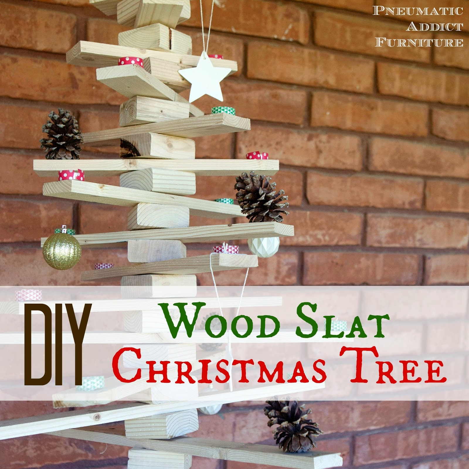 Best ideas about DIY Wood Christmas Tree
. Save or Pin DIY Wood Slat Christmas Tree Now.