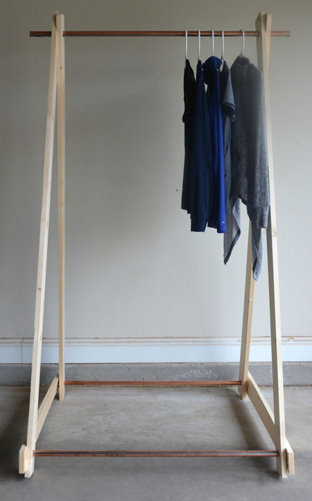 Best ideas about DIY Wood Clothes Rack
. Save or Pin DIY Copper Clothing Rack Two Thirty Five Designs Now.
