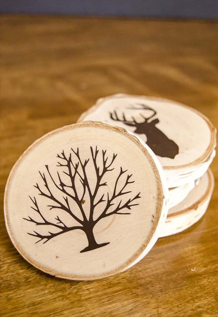 Best ideas about DIY Wood Coaster
. Save or Pin 24 DIY Unique Coasters Ideas Now.