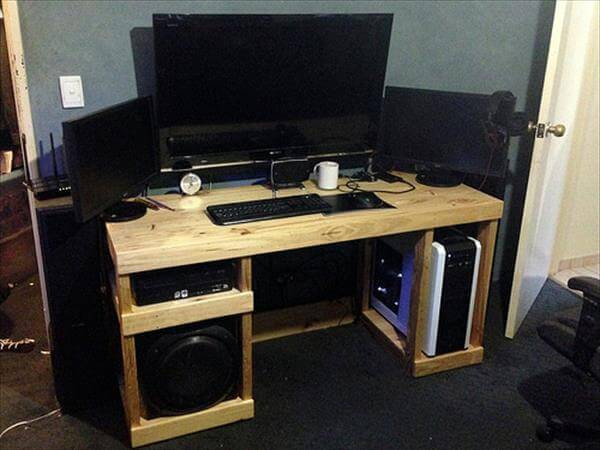 Best ideas about DIY Wood Computer Desk
. Save or Pin DIY puter Desk Out of Pallets Now.