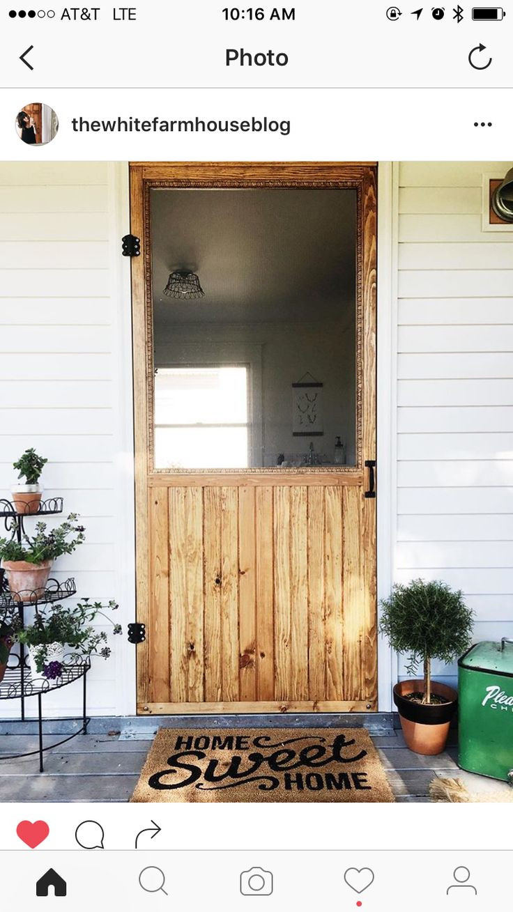 Best ideas about DIY Wood Door
. Save or Pin 25 best ideas about Wood Screen Door on Pinterest Now.