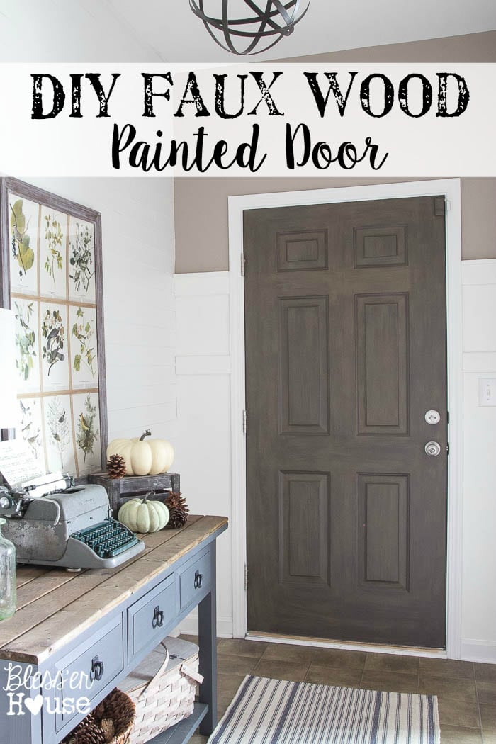 Best ideas about DIY Wood Door
. Save or Pin DIY Faux Wood Painted Door Now.