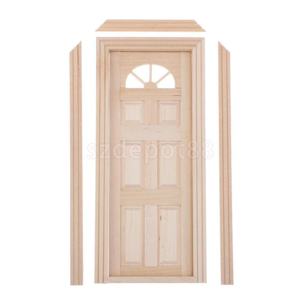 Best ideas about DIY Wood Door
. Save or Pin Doll House Miniature DIY Accessory Front Exterior Wooden Now.