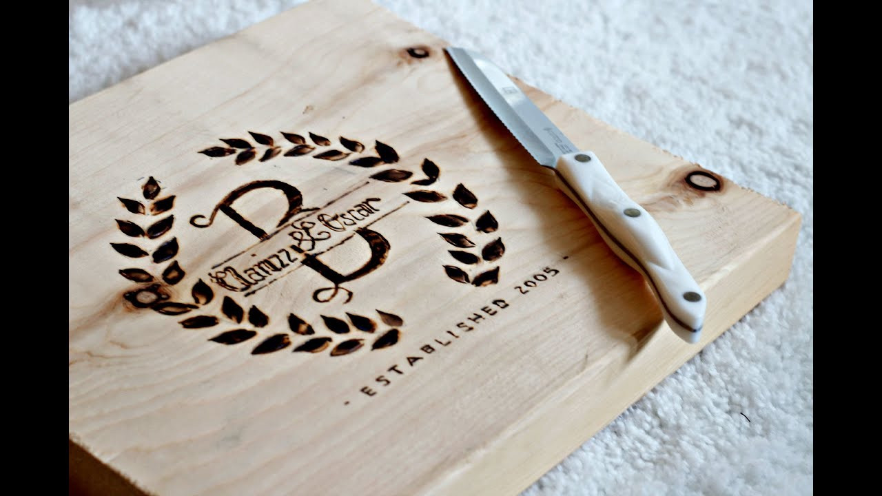 Best ideas about DIY Wood Engraving
. Save or Pin DIY Personalized Cutting Board How to BURN WOOD Now.