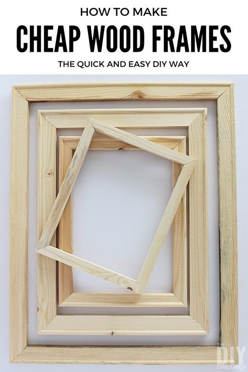 Best ideas about DIY Wood Frame
. Save or Pin How to Make Cheap Wood Frames the Quick and Easy DIY Way Now.