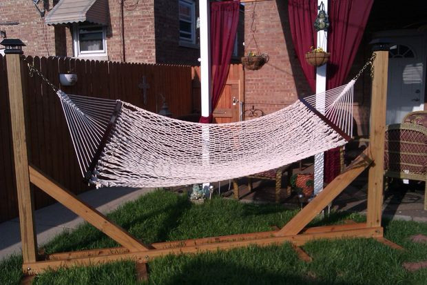 Best ideas about DIY Wood Hammock Stand
. Save or Pin DIY HAMMOCK STAND All Now.