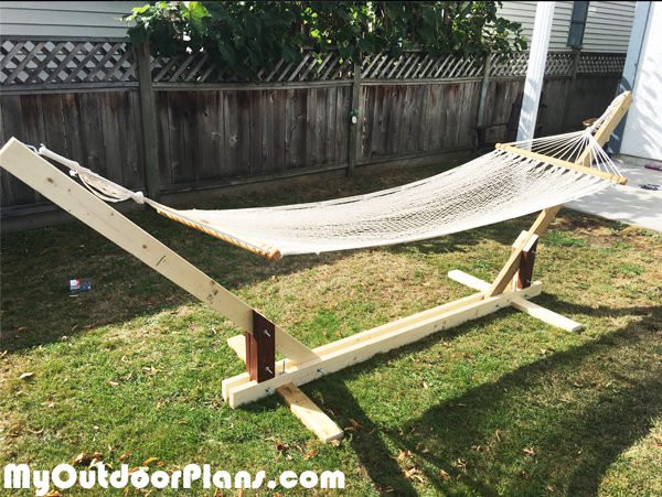 Best ideas about DIY Wood Hammock Stand
. Save or Pin DIY Wood Hammock Stand Plans MyOutdoorPlans Now.