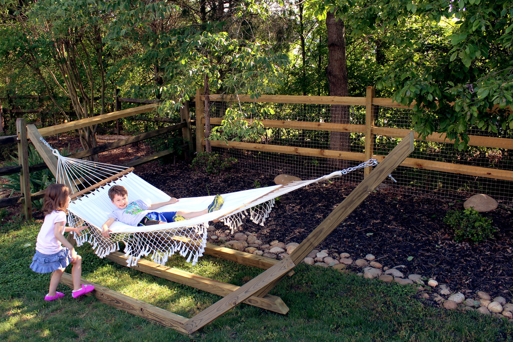 Best ideas about DIY Wood Hammock Stand
. Save or Pin DIY Custom Wood Hammock Stand — Tag & Tibby Now.