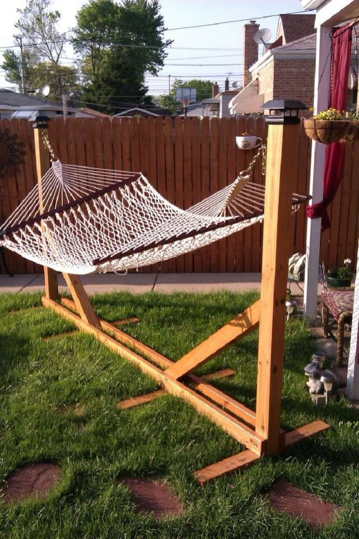 Best ideas about DIY Wood Hammock Stand
. Save or Pin Top 10 DIY Lounge Hammocks Top Inspired Now.