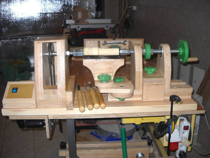 Best ideas about DIY Wood Lathes
. Save or Pin Ryszard s lathe with copy attachment Now.