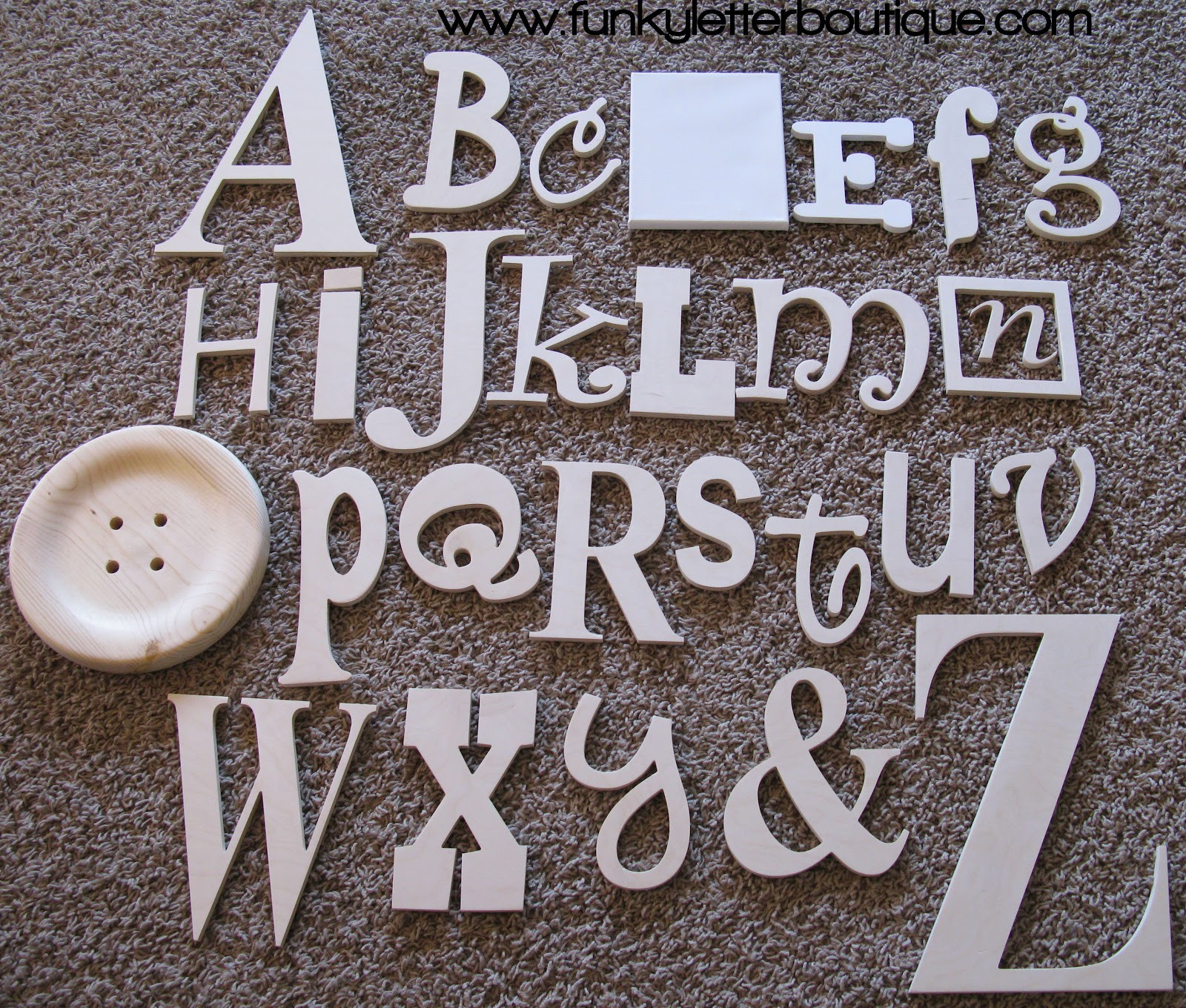 Best ideas about DIY Wood Letters
. Save or Pin The Funky Letter Boutique DIY Wooden Letters and Home Now.