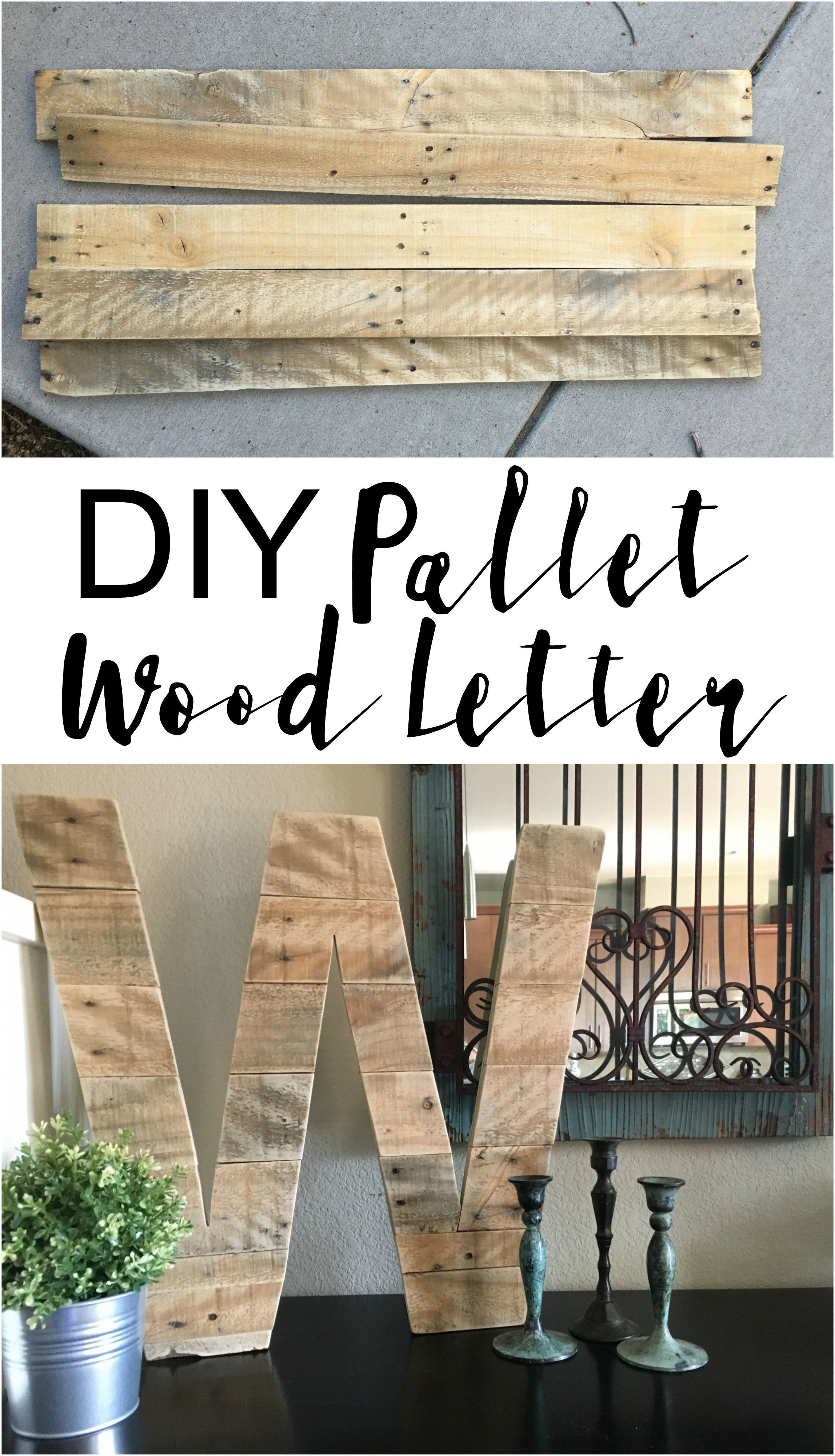 Best ideas about DIY Wood Letters
. Save or Pin DIY Pallet Wood Letter Now.