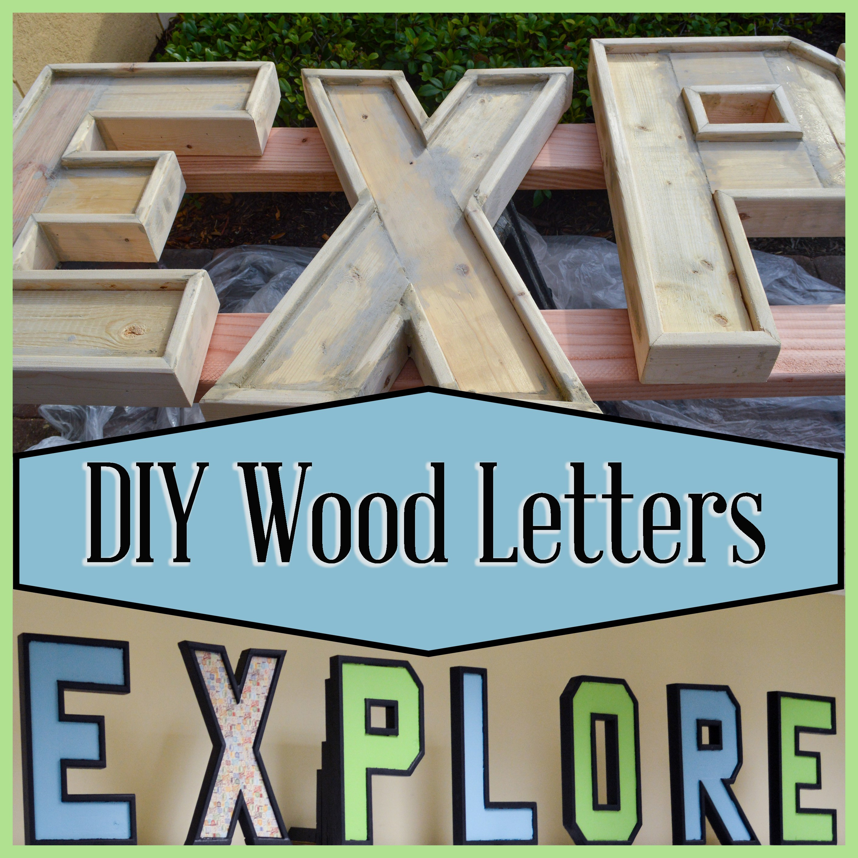 Best ideas about DIY Wood Letters
. Save or Pin DIY Wood Letters • Better When Built Now.