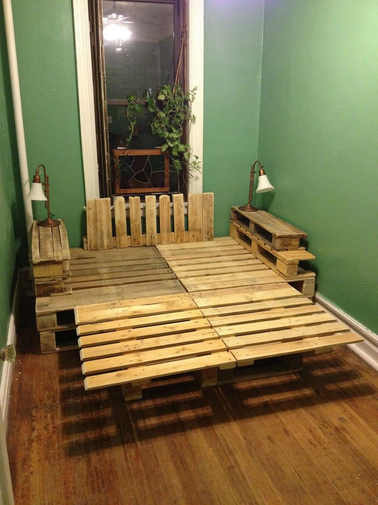 Best ideas about DIY Wood Pallet Bed
. Save or Pin A pallet bed Construction and DIY projects Now.