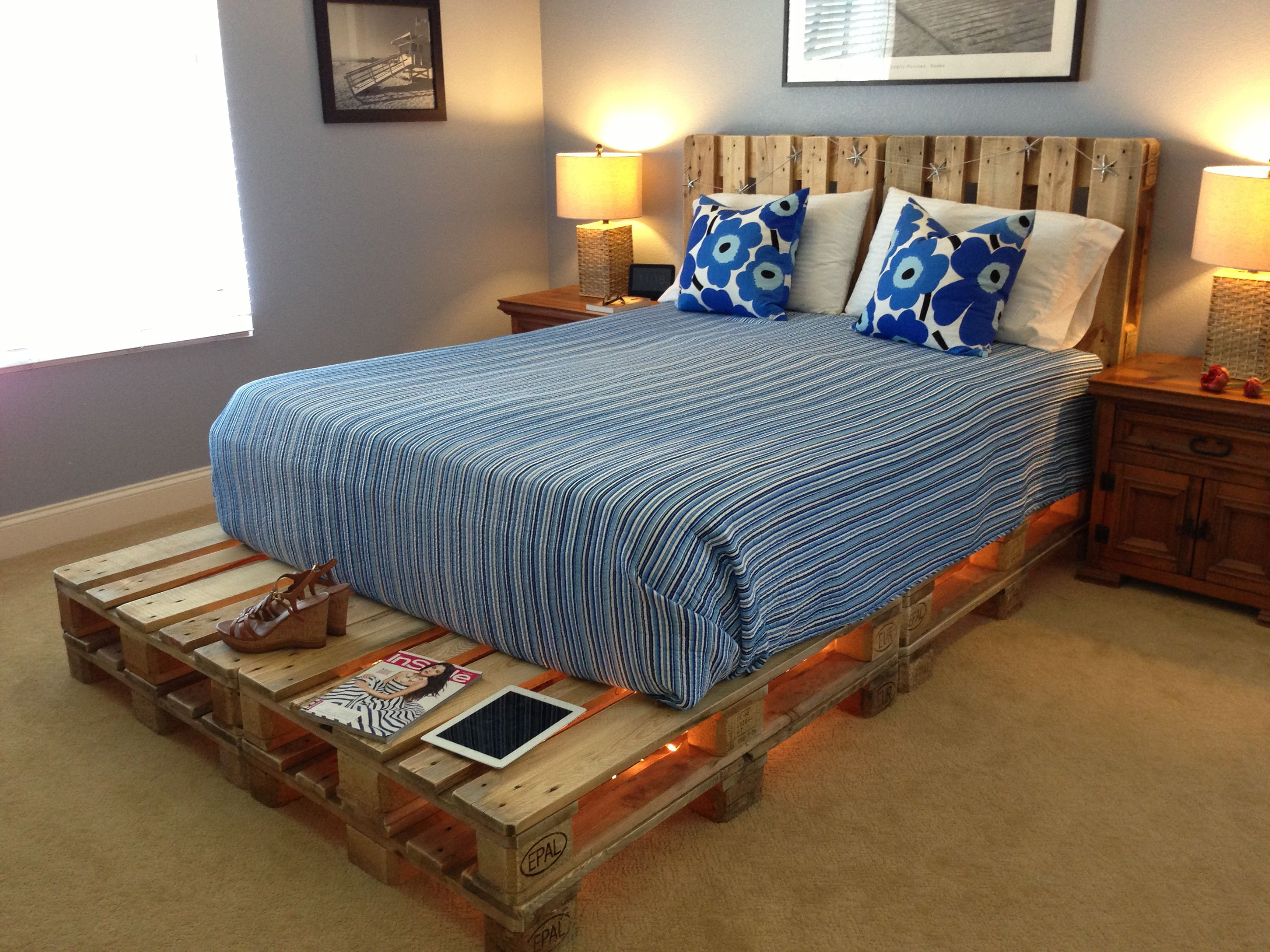 Best ideas about DIY Wood Pallet Bed
. Save or Pin Cool pallet bed Steal Now.