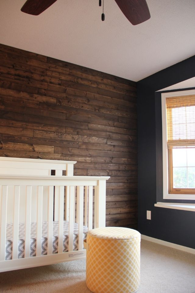 Best ideas about DIY Wood Panel Wall
. Save or Pin Wood Panel wall in nursery DIY Boy Nursery Now.