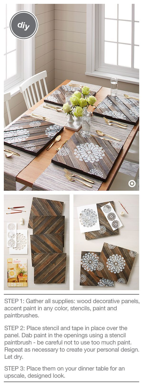 Best ideas about DIY Wood Panels
. Save or Pin Add a polished look to your table with these rustic DIY Now.