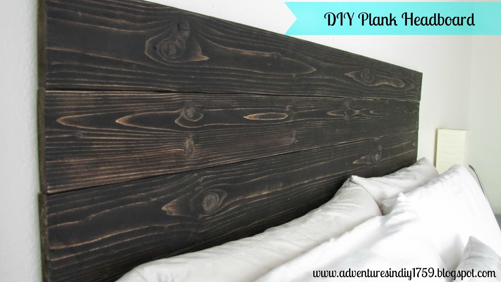 Best ideas about DIY Wood Plank Headboard
. Save or Pin Adventures in DIY Plank Headboard Now.
