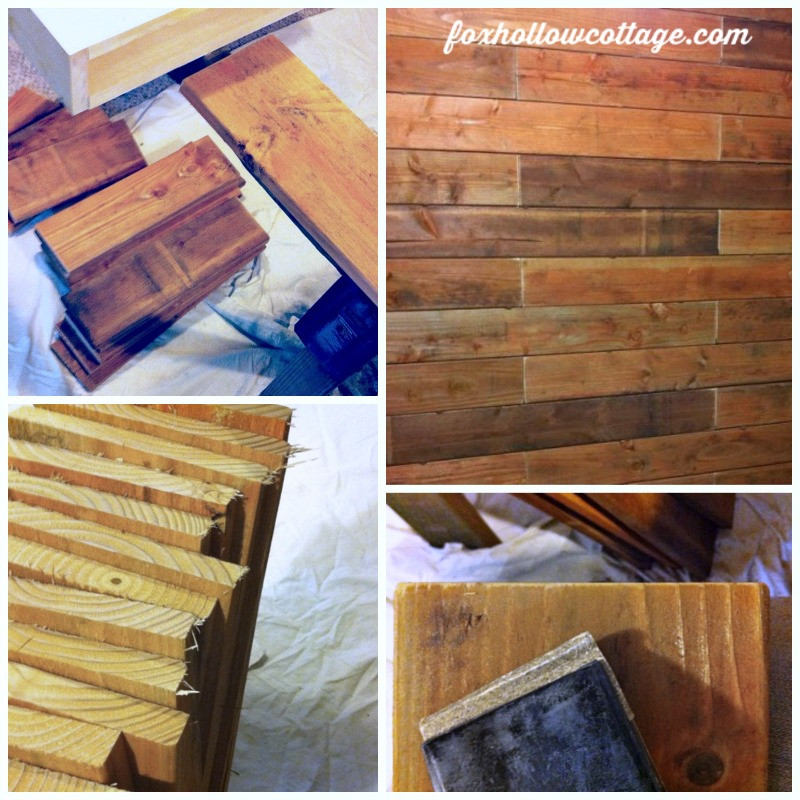 Best ideas about DIY Wood Plank Wall
. Save or Pin Fence Board Planked Wall How To Fox Hollow Cottage Now.