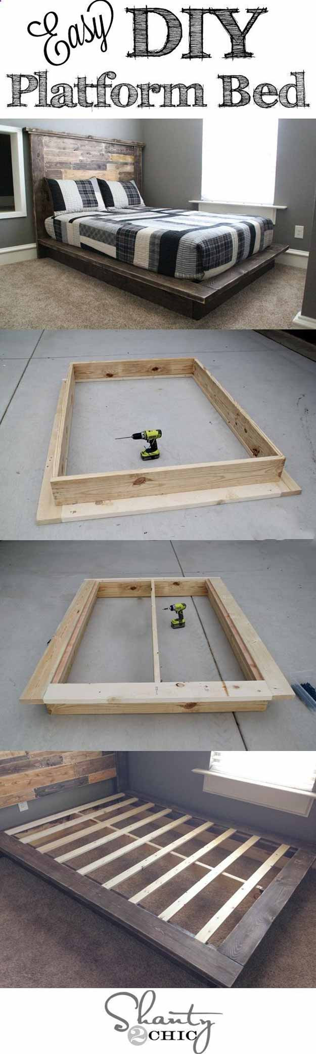 Best ideas about DIY Wood Platform Bed
. Save or Pin DIY Platform Bed Ideas Now.