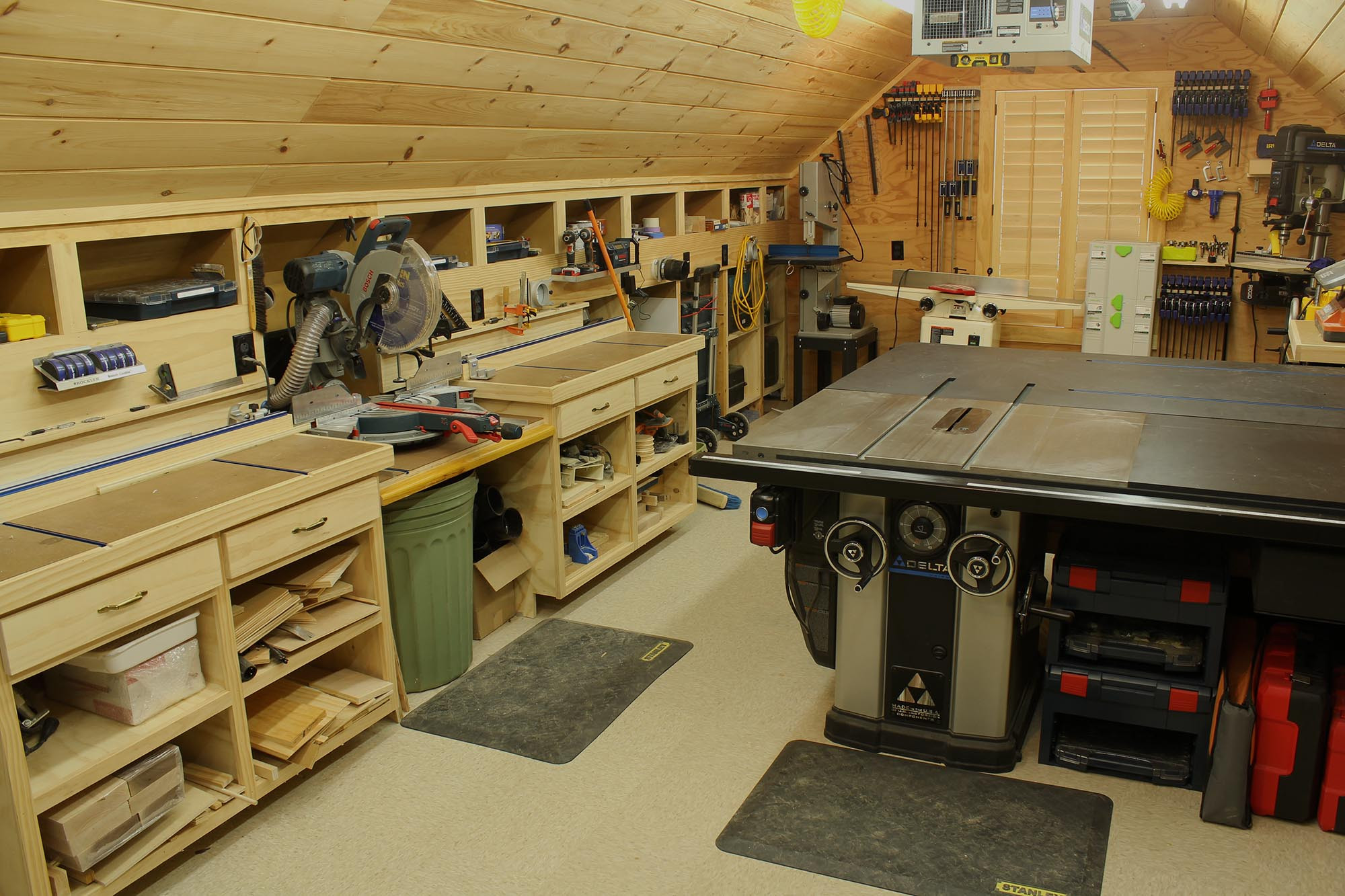Best ideas about DIY Wood Shop
. Save or Pin Woodshop Workshop 2nd Floor of Garage Now.