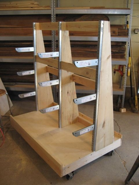 Best ideas about DIY Wood Shop
. Save or Pin Sheet Goods and Lumber Storage Cart Plans Now.