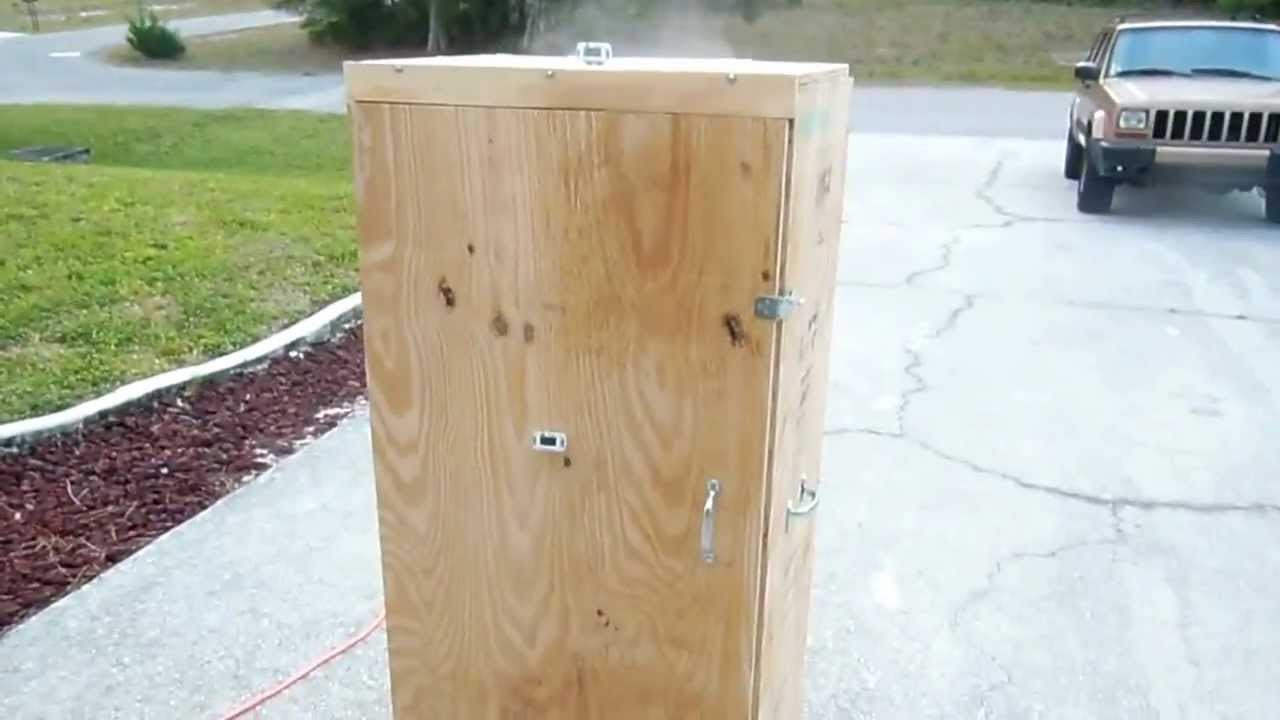 Best ideas about DIY Wood Smoker
. Save or Pin Homemade Wooden Beef Jerkey Smoker Box Part 4 DIY How to Now.