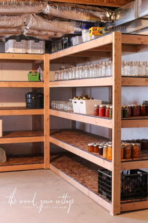 Best ideas about DIY Wood Storage Shelves
. Save or Pin DIY Basement Shelving Shed Organization Now.