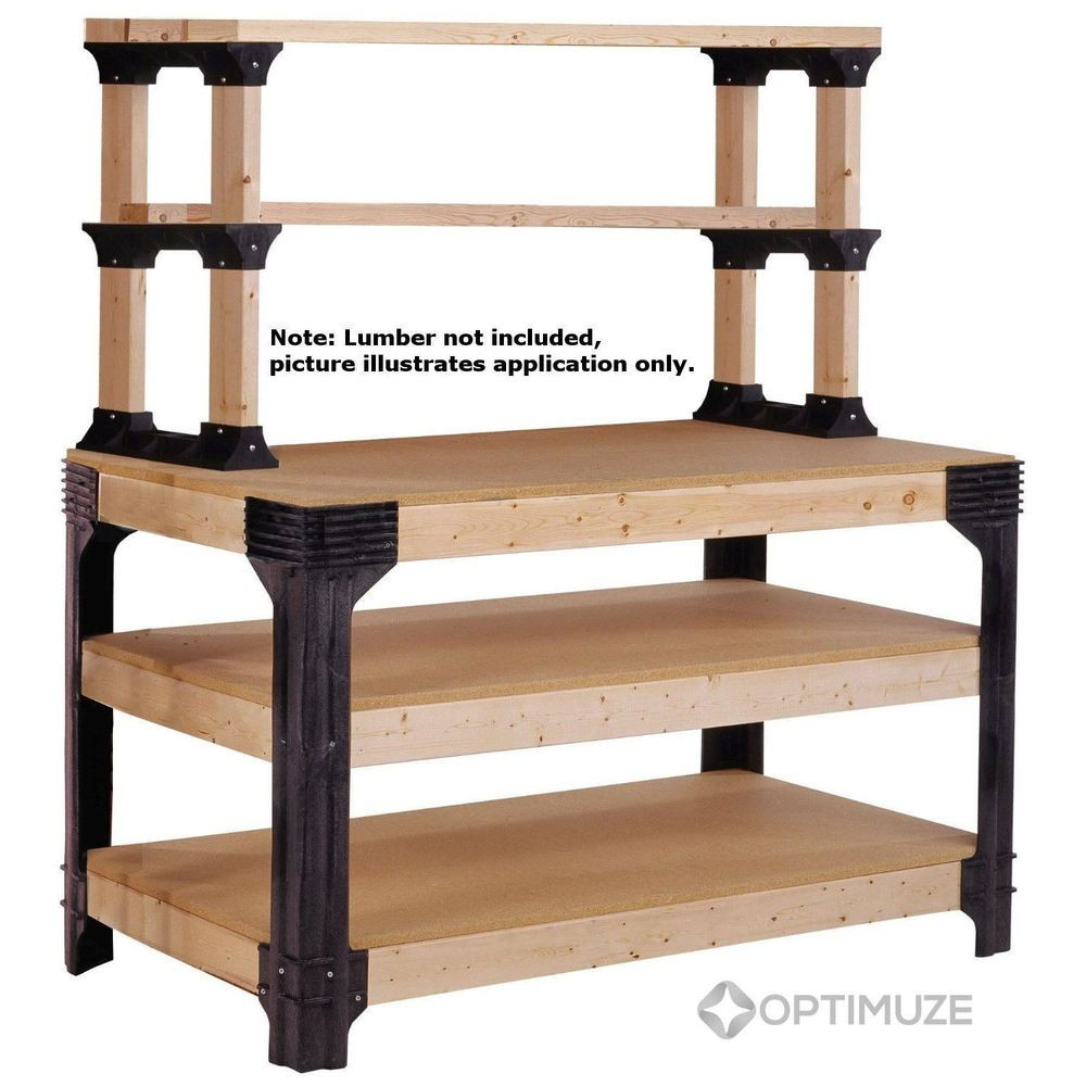 Best ideas about DIY Wood Storage Shelves
. Save or Pin Workbench Table Kit DIY Bench Custom Wooden Storage Shelf Now.