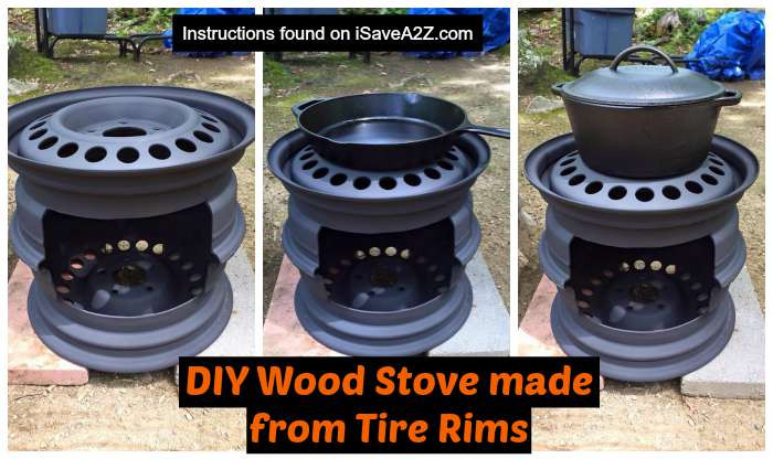 Best ideas about DIY Wood Stoves
. Save or Pin DIY Wood Stove made from Tire Rims iSaveA2Z Now.