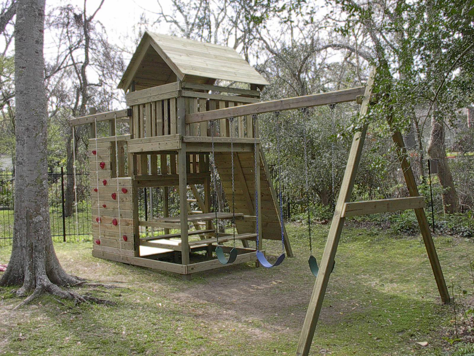 Best ideas about DIY Wood Swingset
. Save or Pin Gemini Playset DIY Wood Fort and Swingset Plans Now.