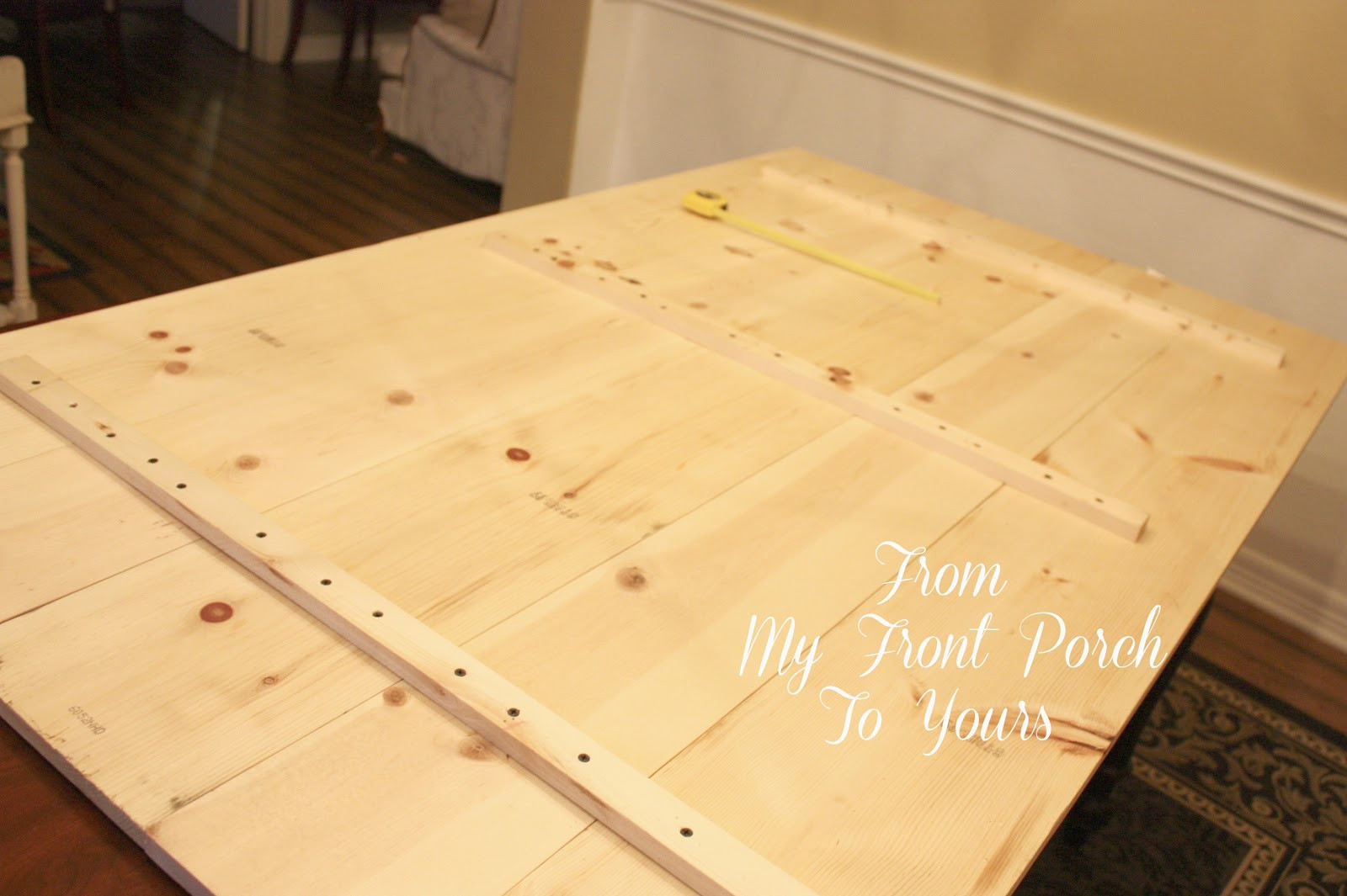 Best ideas about DIY Wood Table Top
. Save or Pin From My Front Porch To Yours DIY Wood Plank Table Top Reveal Now.