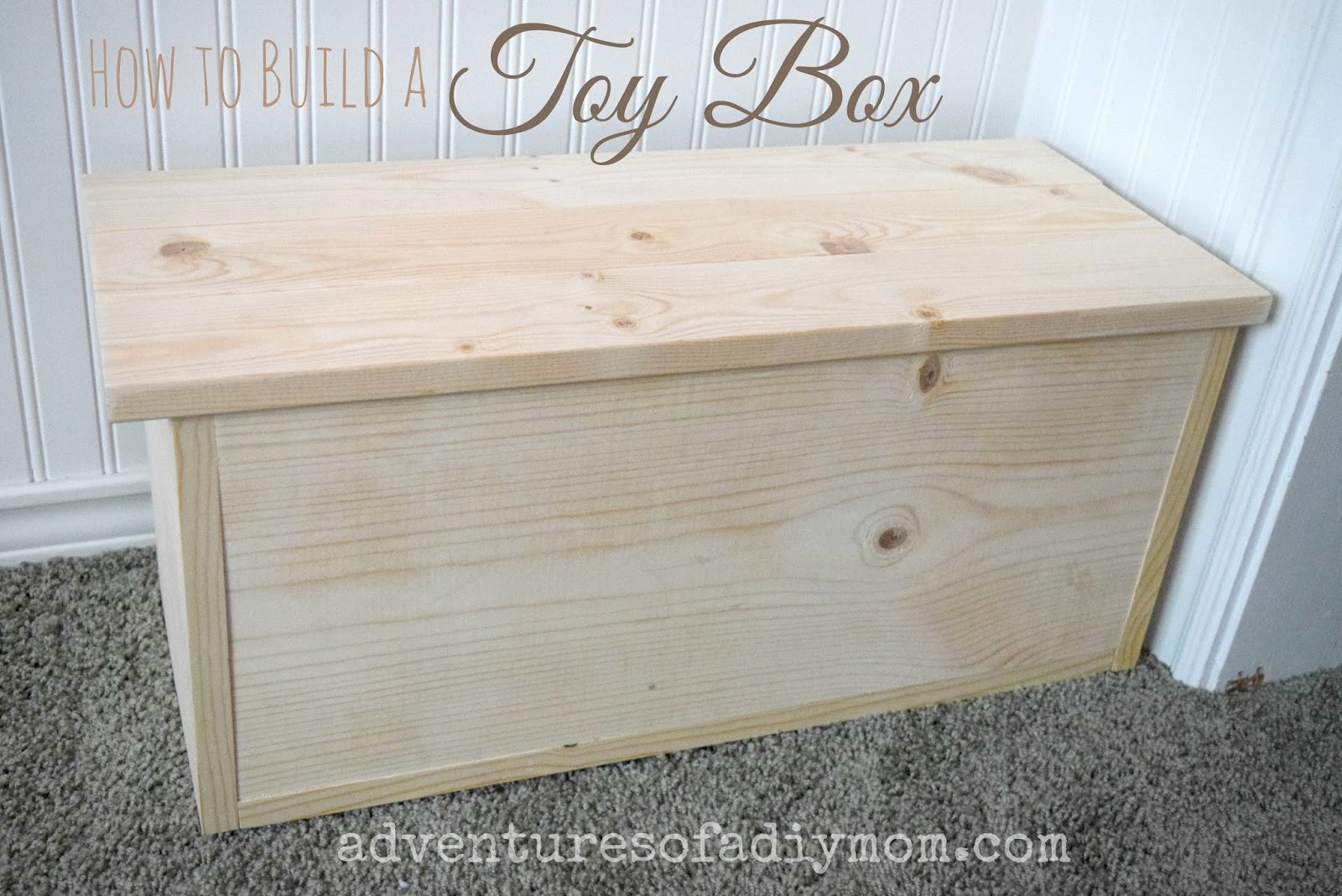 Best ideas about DIY Wood Toy Box
. Save or Pin How to Build a Toy Box Adventures of a DIY Mom Now.