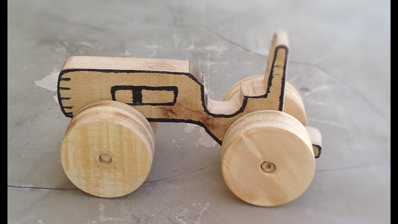Best ideas about DIY Wood Toys
. Save or Pin How to make a wooden toy tractor with handmade wooden Now.