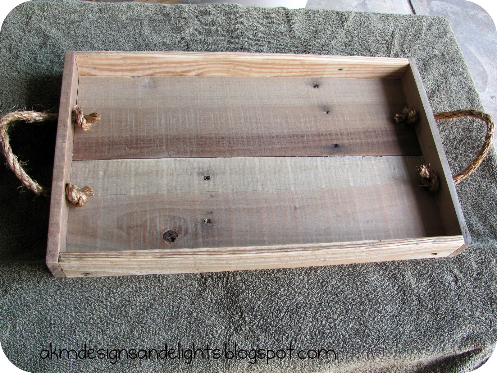 Best ideas about DIY Wood Tray
. Save or Pin AKM designs and delights DIY Pallet Wood Tray Tutorial Now.