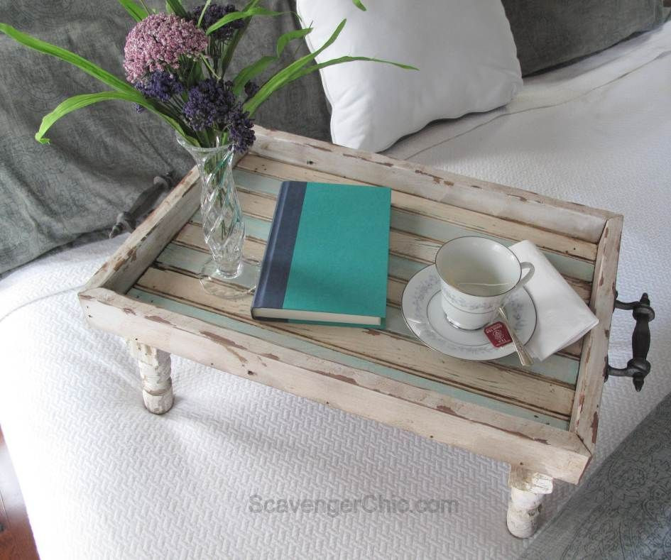 Best ideas about DIY Wood Tray
. Save or Pin Bed tray diy Reclaimed Wood tray Beach decor Serving Now.