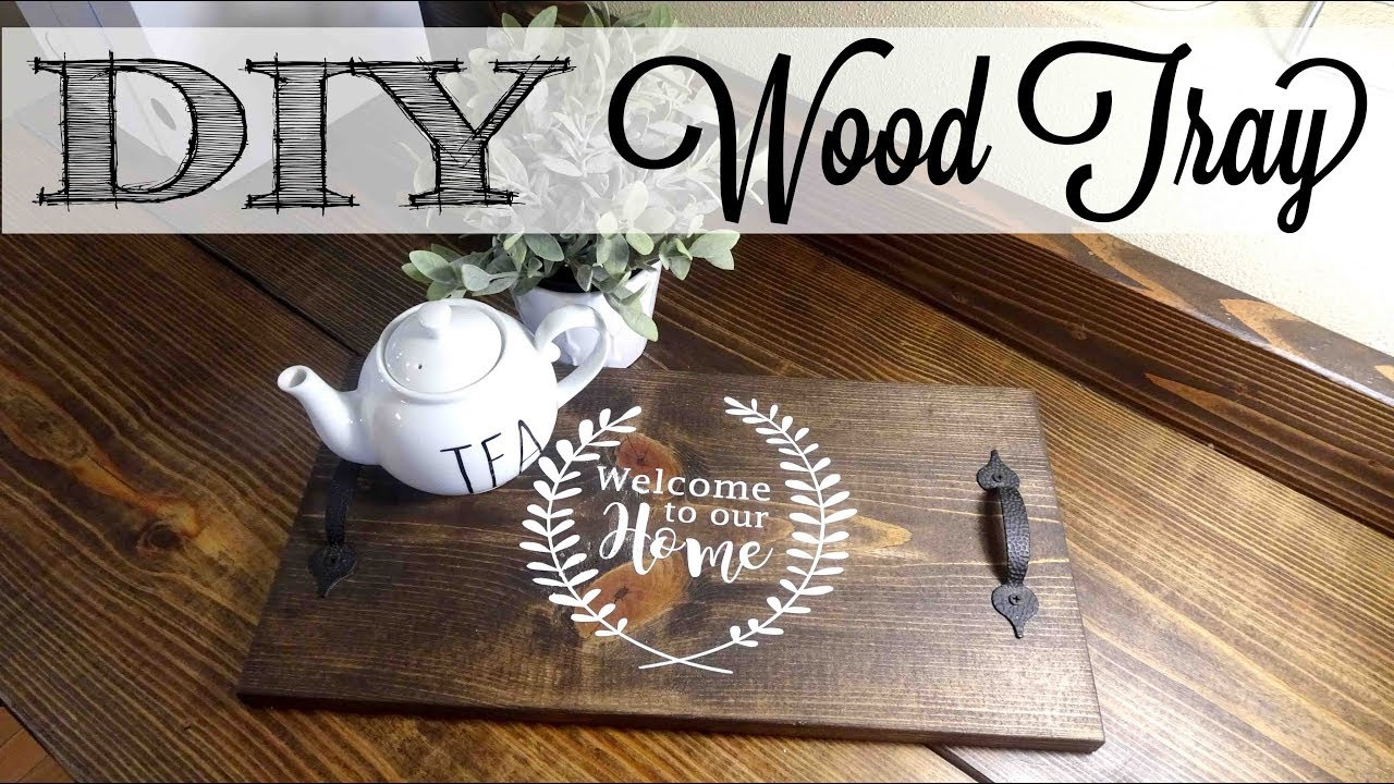 Best ideas about DIY Wood Tray
. Save or Pin DIY Easy Wood Tray Now.