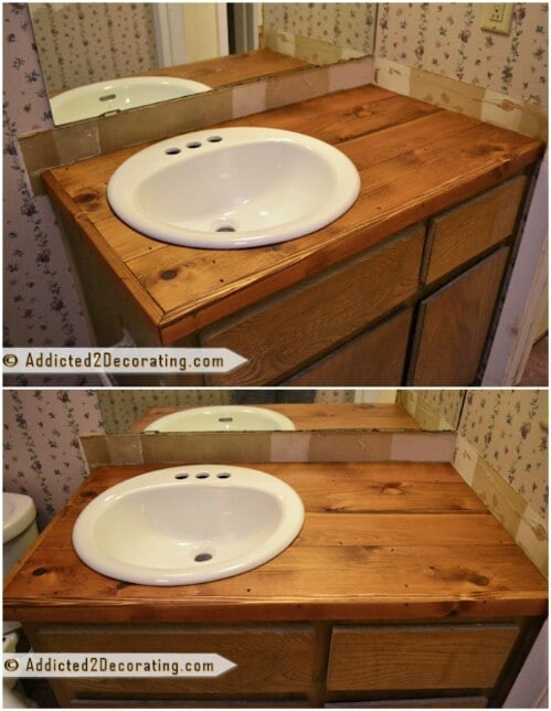 Best ideas about DIY Wood Vanity
. Save or Pin 20 Gorgeous DIY Bathroom Vanities to Beautify Your Beauty Now.