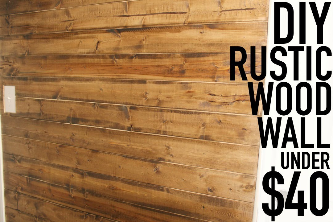 Best ideas about DIY Wood Wall
. Save or Pin DIY Rustic Wood Wall Under $40 Now.
