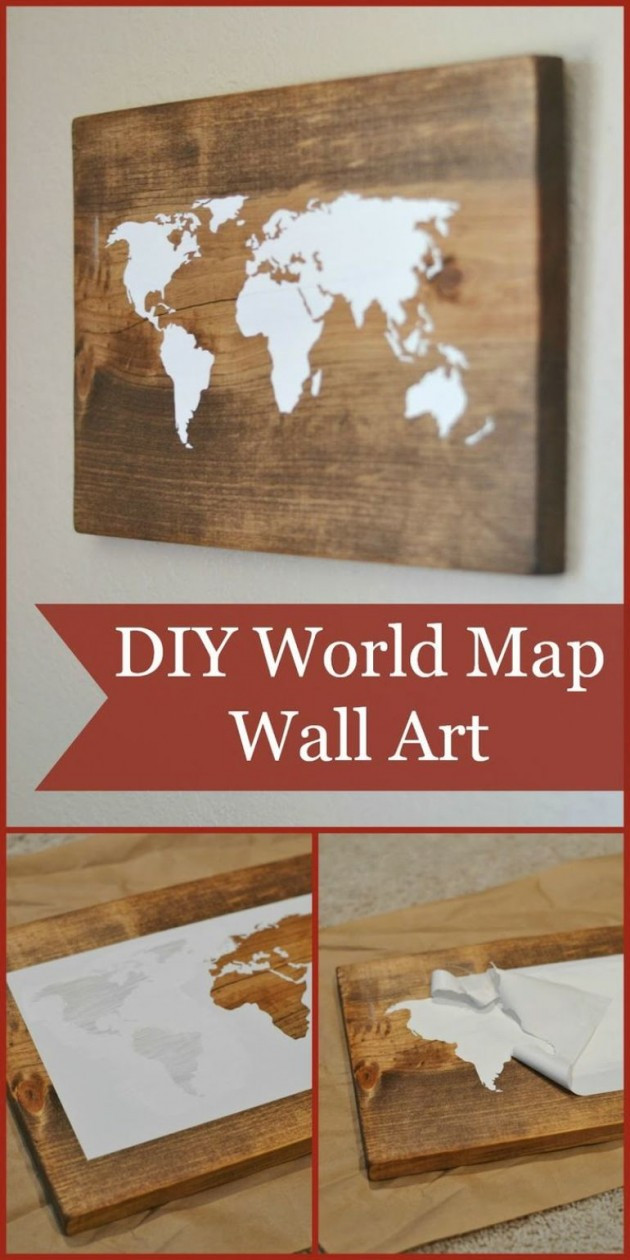 Best ideas about DIY Wood Wall Decor
. Save or Pin 15 Extremely Easy DIY Wall Art Ideas For The Non Skilled Now.
