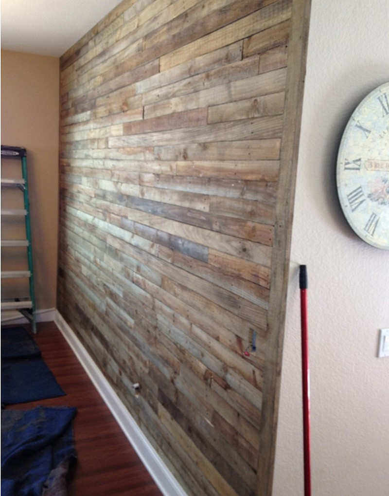 Best ideas about DIY Wood Wall
. Save or Pin Pallet Wall Project – The Owner Builder Network Now.