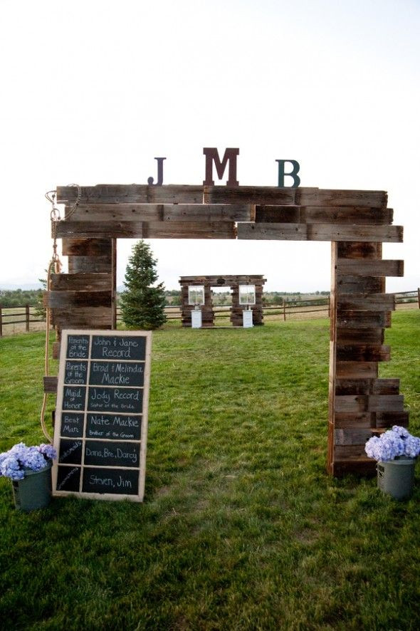 Best ideas about DIY Wooden Arch
. Save or Pin DIY Wedding Entrance Ideas Now.