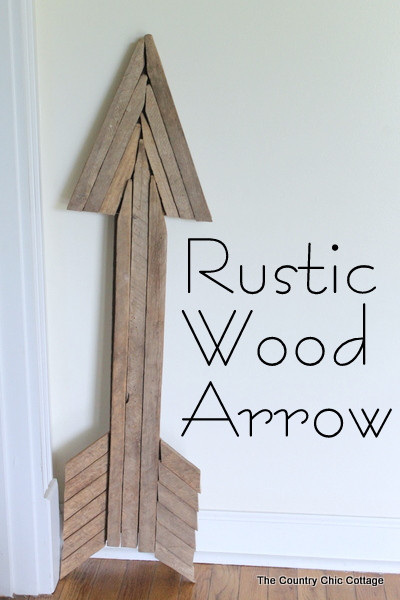 Best ideas about DIY Wooden Arrow
. Save or Pin Rustic Wood Arrow DIY Tutorial The Country Chic Cottage Now.