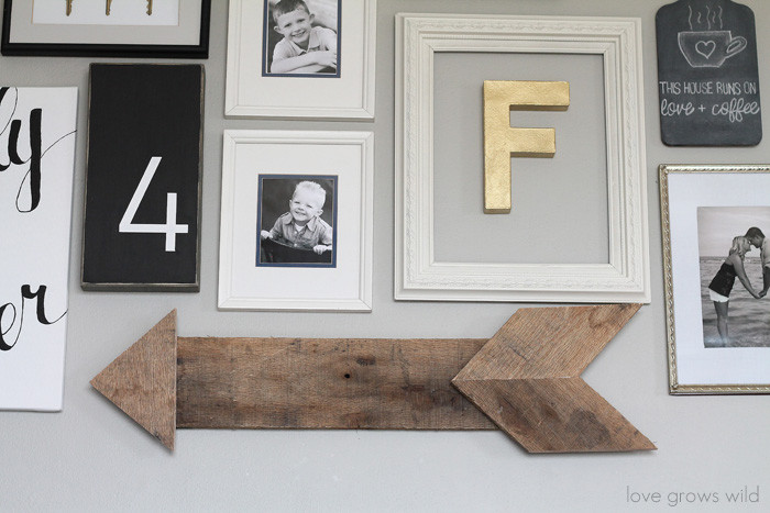 Best ideas about DIY Wooden Arrow
. Save or Pin DIY Wood Pallet Arrow Love Grows Wild Now.