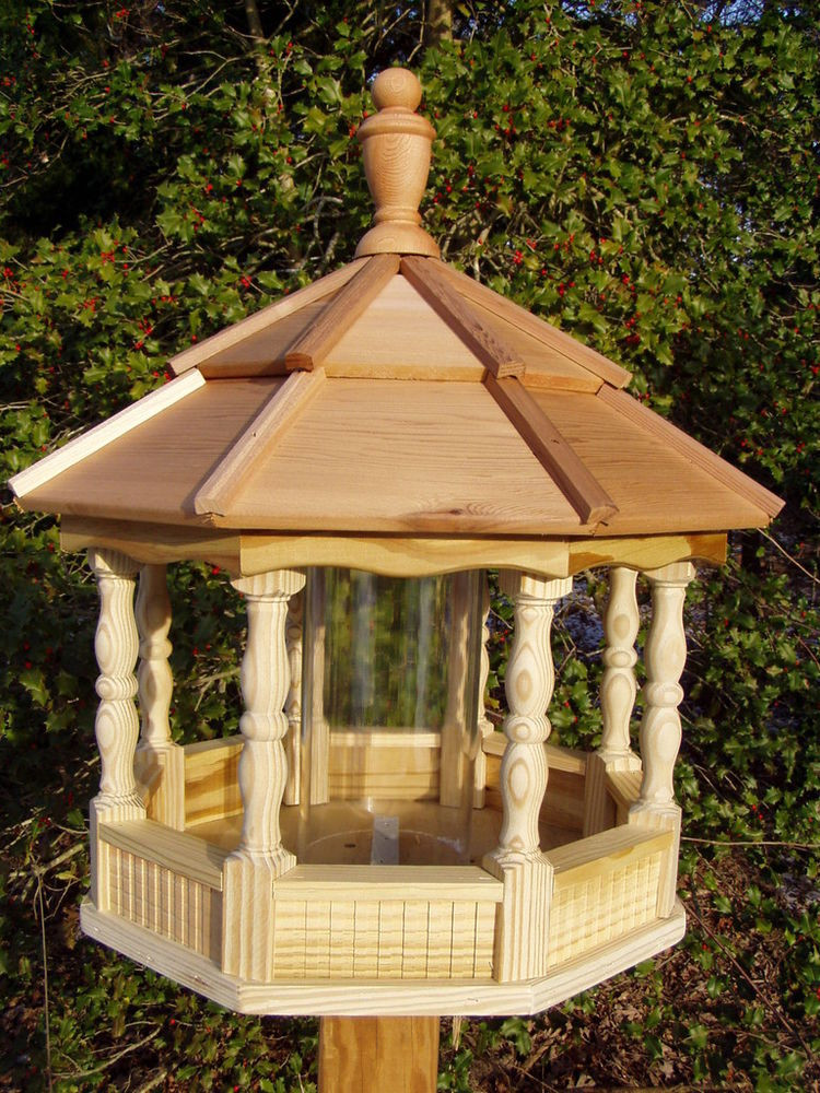 Best ideas about DIY Wooden Bird Feeders
. Save or Pin Spindle Gazebo Bird Feeder Wood Amish Homemade Now.